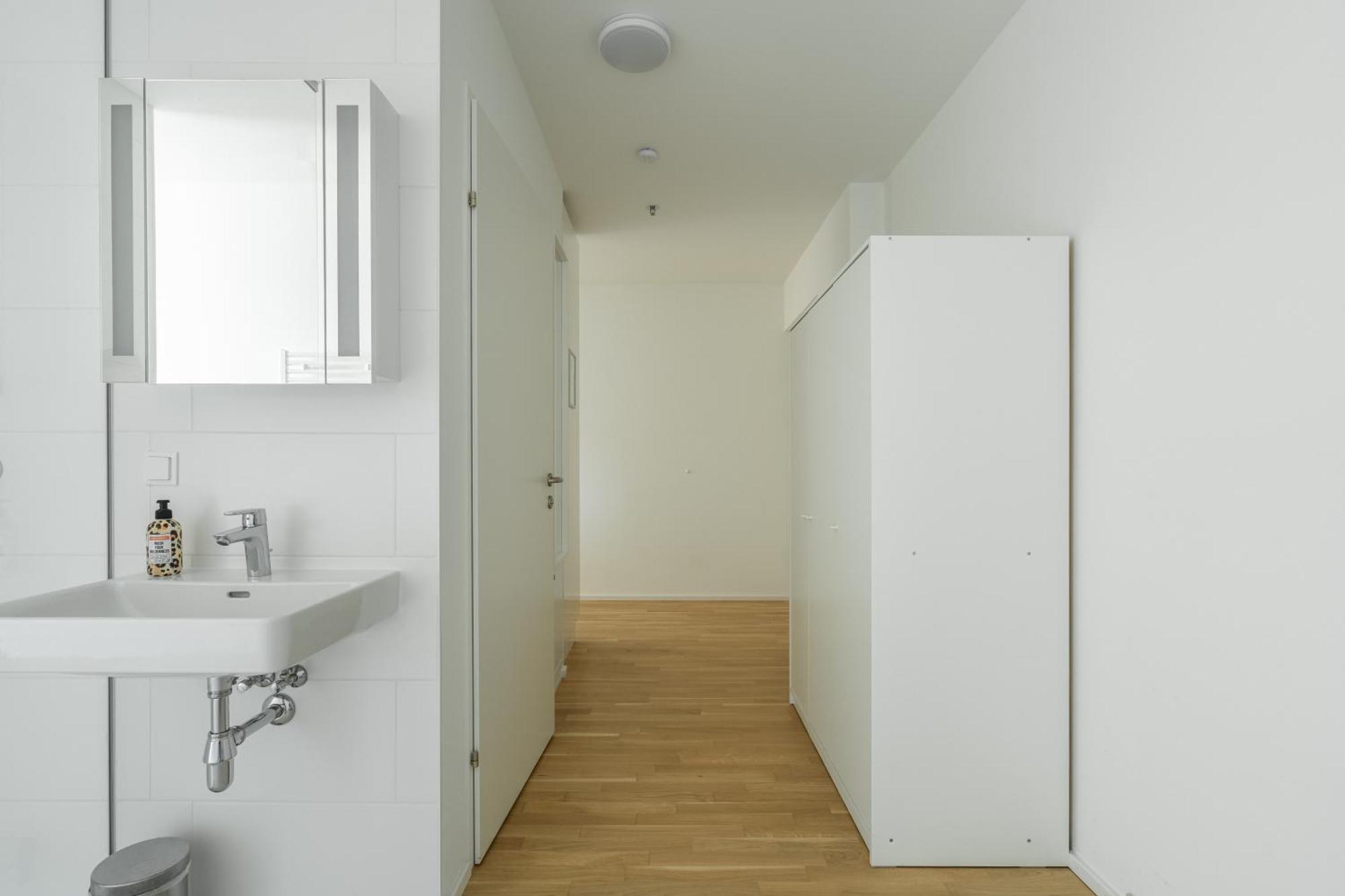 Whats-App Self-Check-In - Paerchen Wohnung Am Hauptbahnhof Wien Zimmer foto