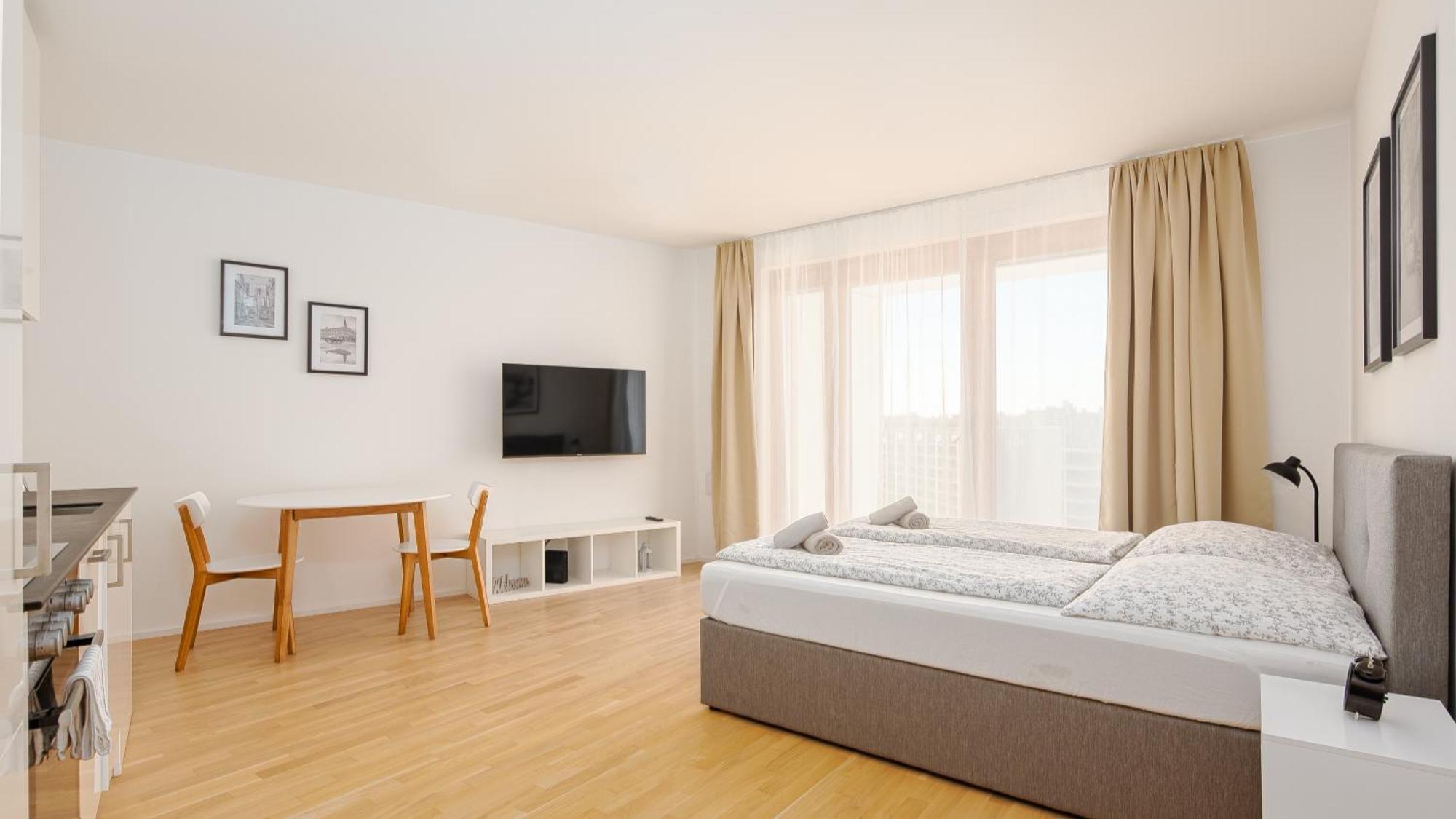 Whats-App Self-Check-In - Paerchen Wohnung Am Hauptbahnhof Wien Zimmer foto